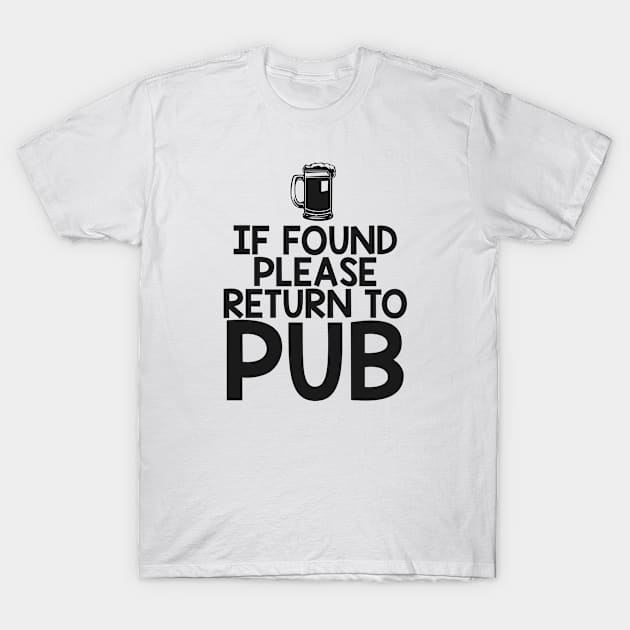 Wine Pub T-Shirt by designdaking